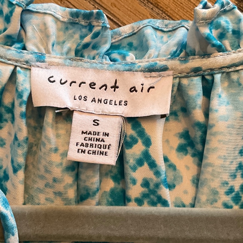 Current Air Blue Patterned Dress - Picture 4 of 4